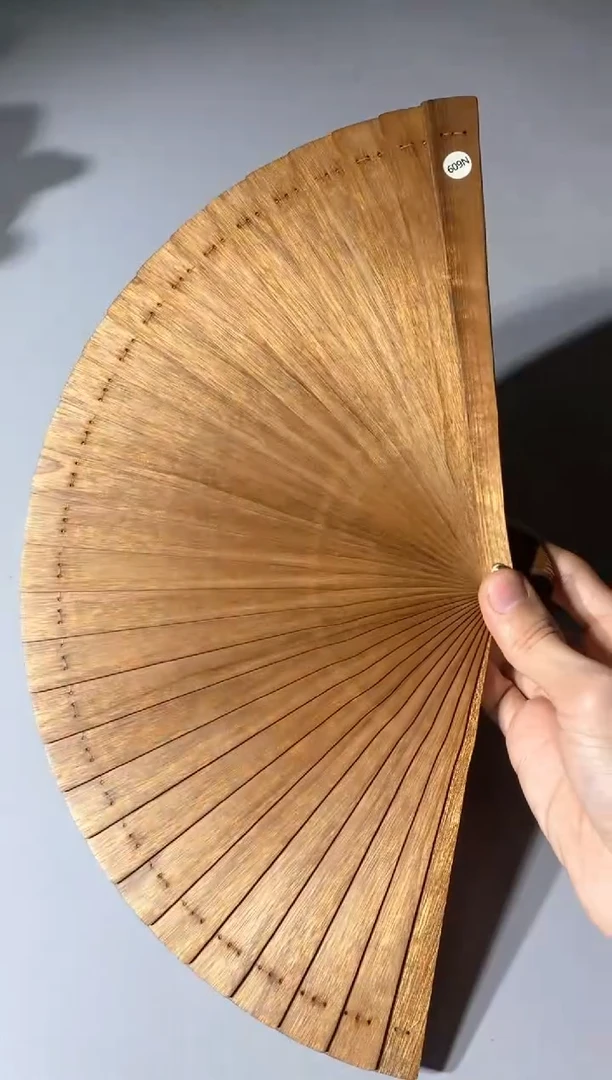 金丝楠609号21cm金丝楠木小叶桢楠扇子