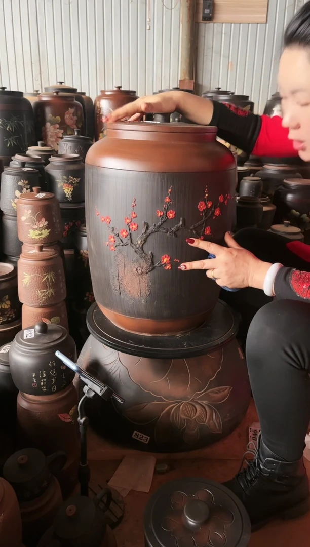 【闪购商品】壶瑕疵茶缸 004 高51cm