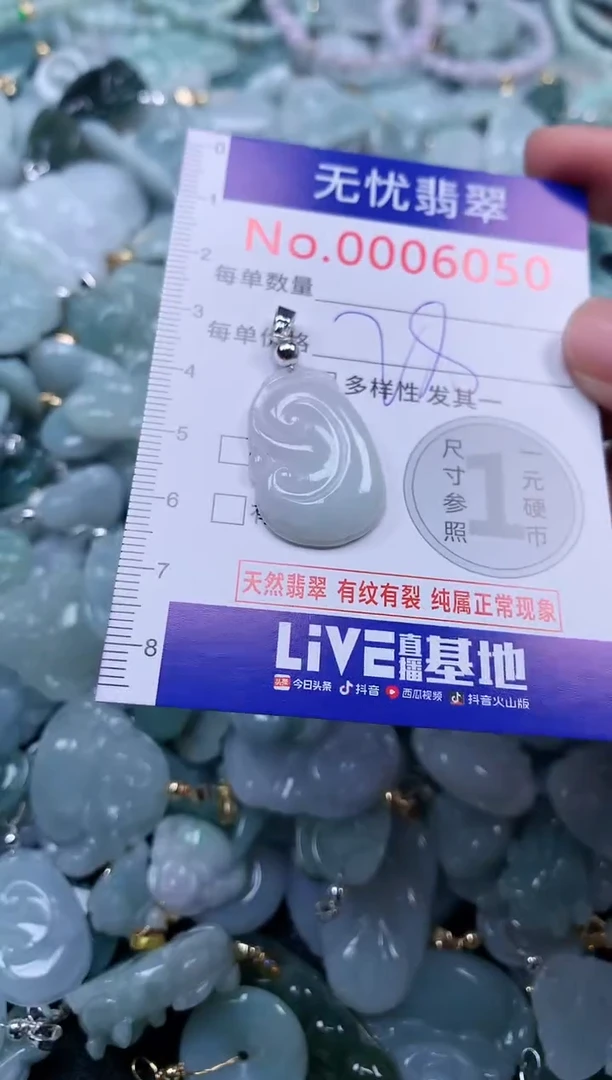 颈饰未镶嵌翡翠6050