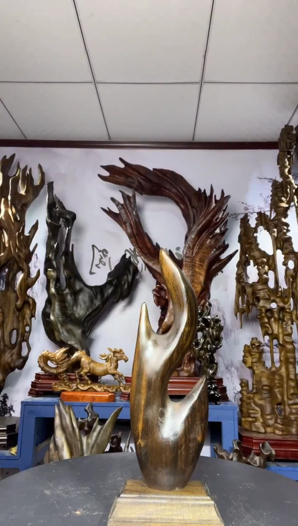 金丝楠木雕款?****?金丝楠木工艺品摆件