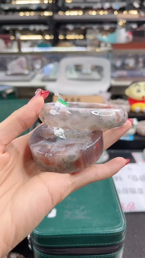 未镶嵌手镯石英质玉61圈口（赠品镯心）s90