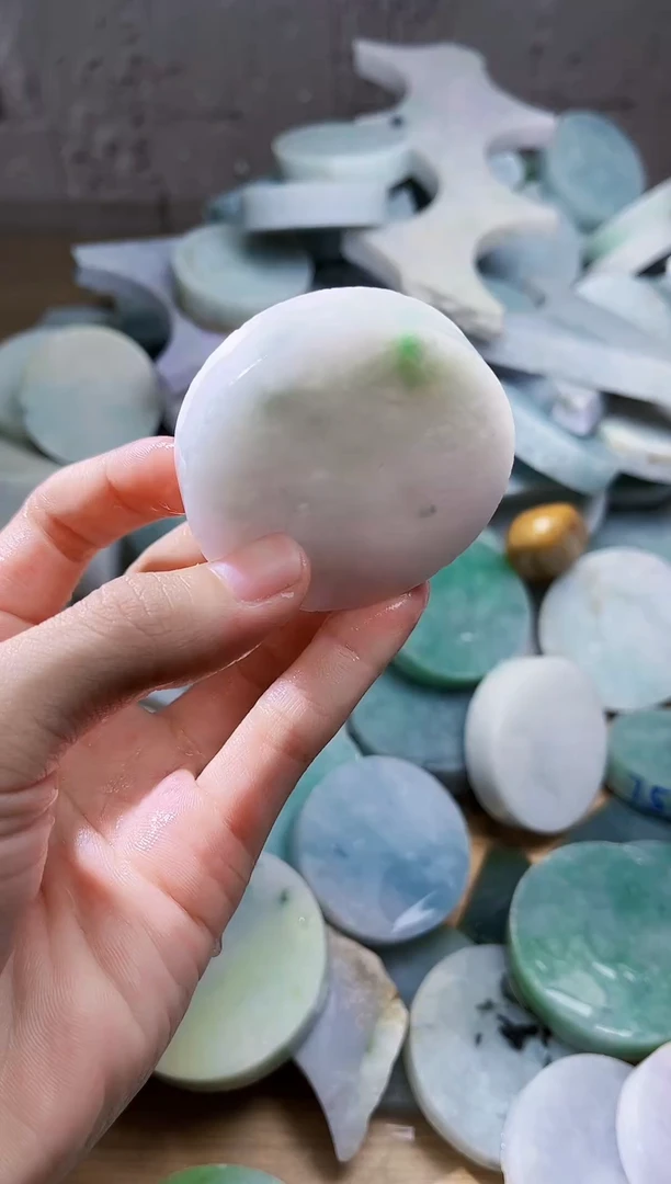 裸石翡翠翡翠a货正品玉石南陈071