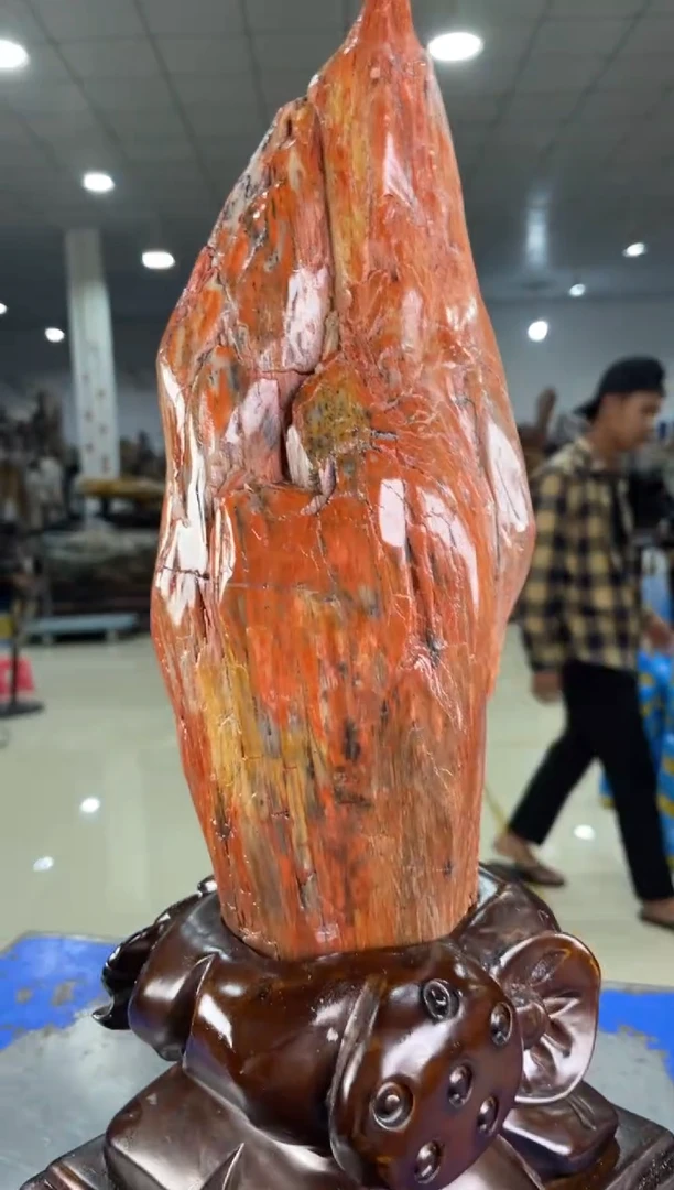 【闪购商品】硅化玉摆件未镶嵌23