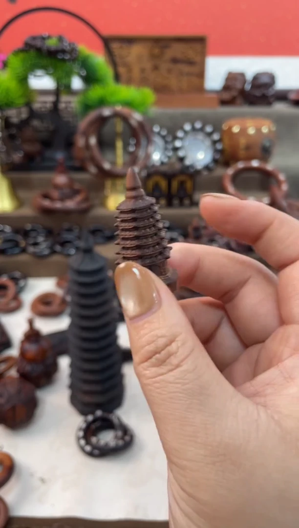 木枣木雷焦3.5公分文昌塔