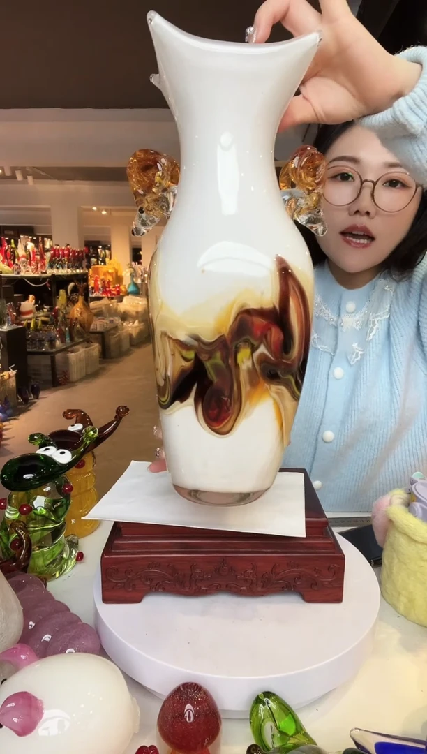 【闪购商品】茶盏琉璃摆件家居摆件