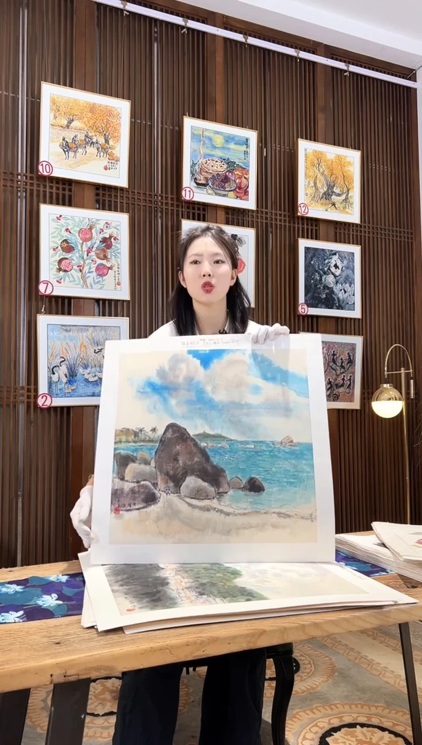 版画版画耿玉琨名章限量版画S