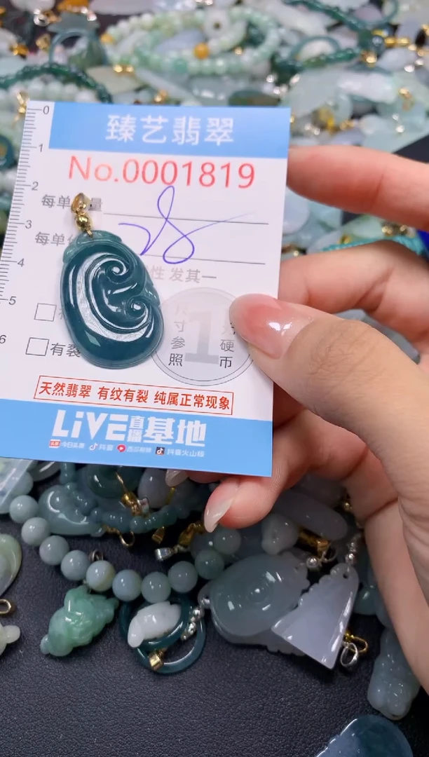 颈饰未镶嵌翡翠1819
