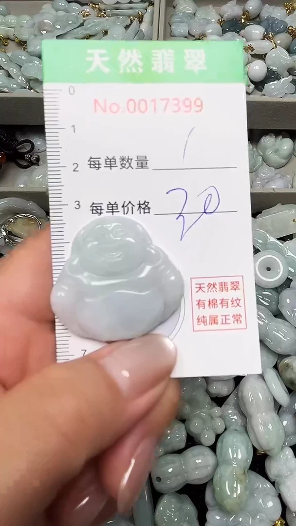 翡翠未镶嵌吊坠(不含链)7399