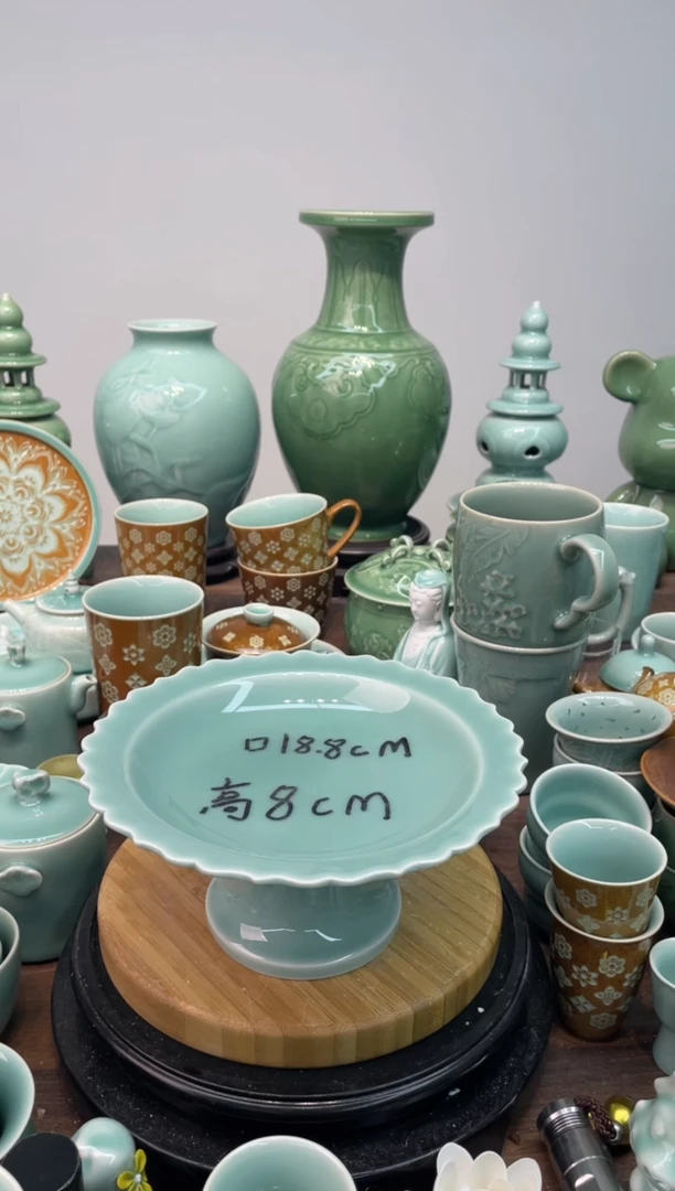 特价福利 微瑕 慧仙青瓷