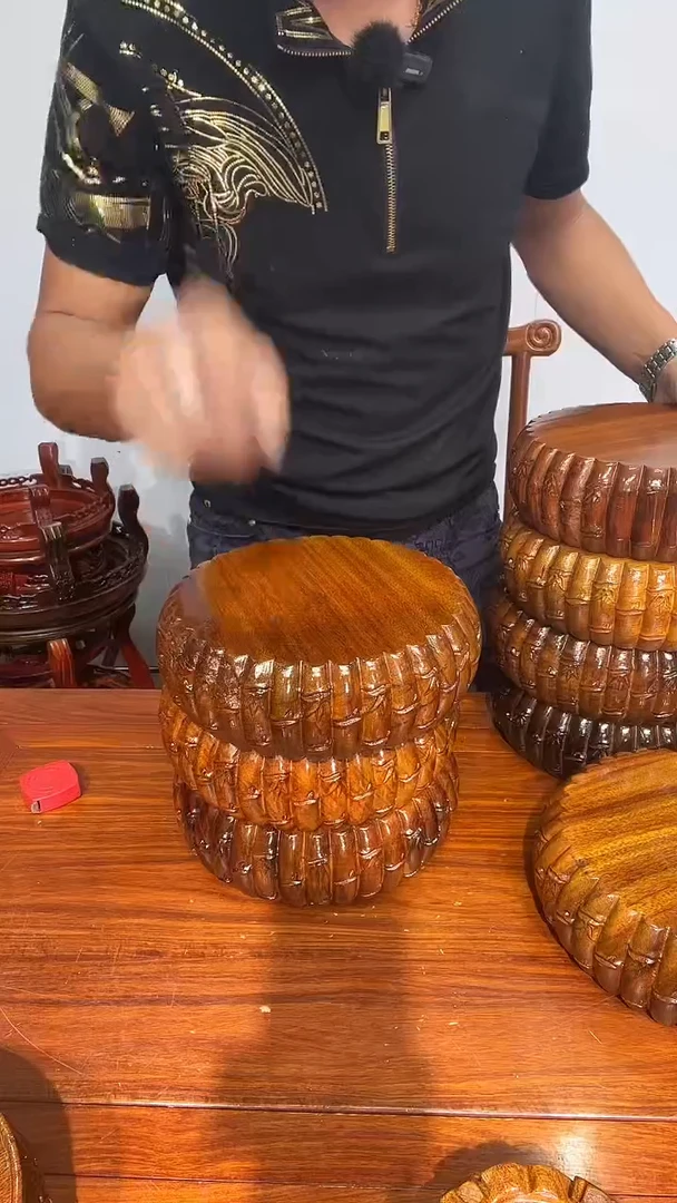木瑕疵处理老花整木节节高升款21*23.5*8金瓜