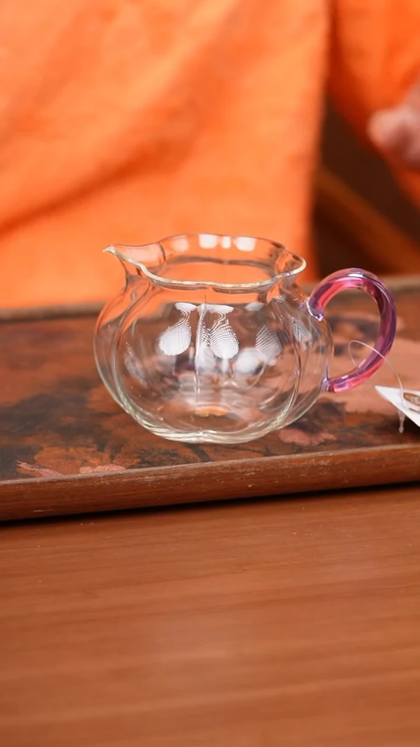 【闪购商品】禾器/晶彩纳福茶海/浅紫色/定制版