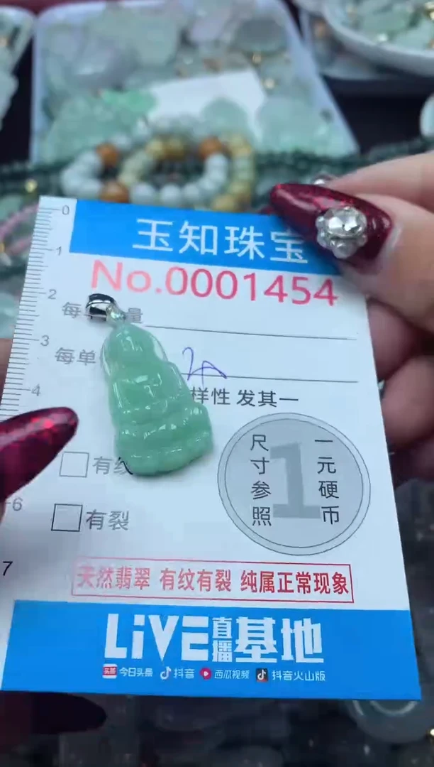 颈饰未镶嵌翡翠1454