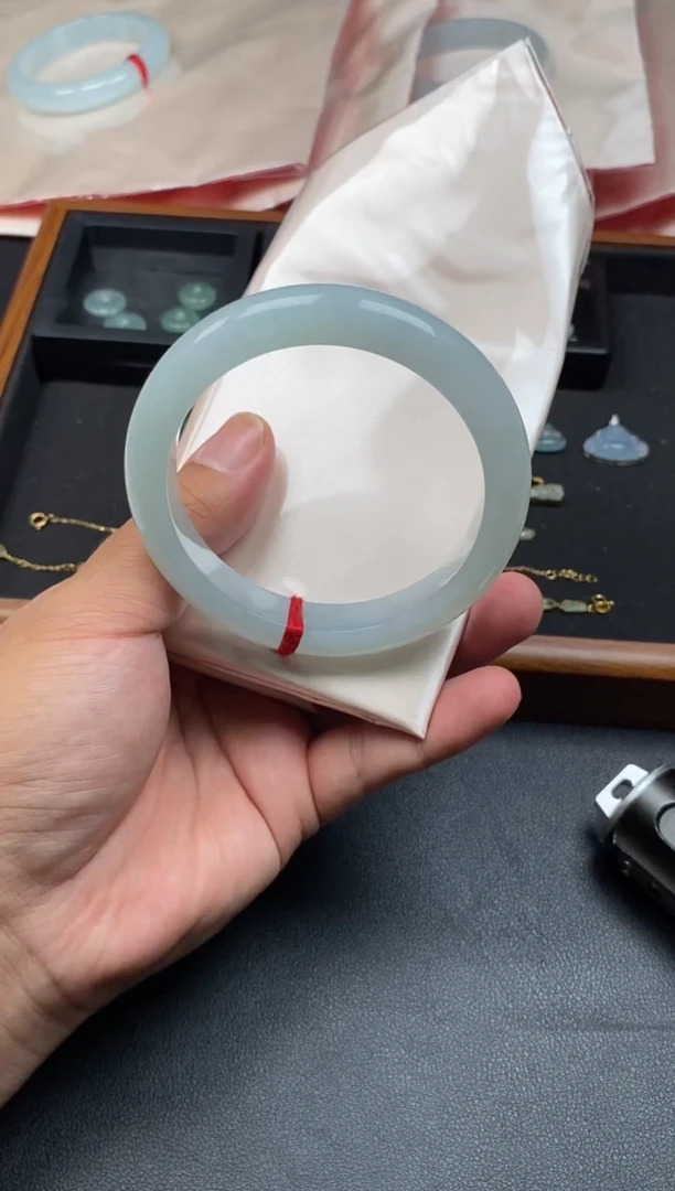 未镶嵌手镯翡翠61-62正圈