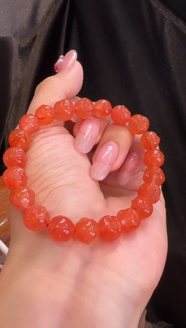 【闪购商品】南红玛瑙手链未镶嵌手串