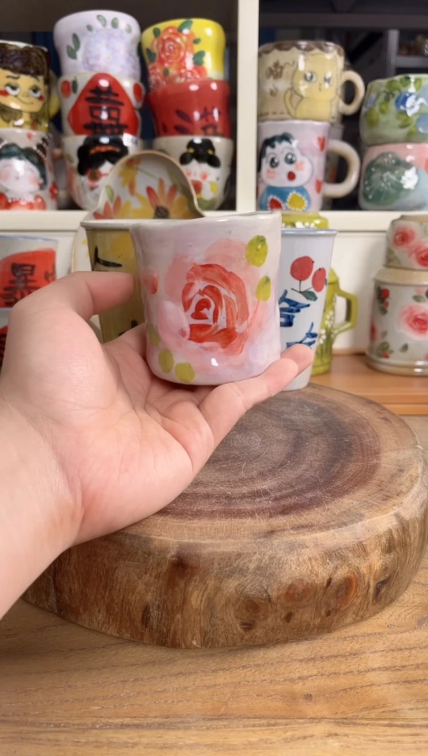 纯手绘景德镇高温瓷