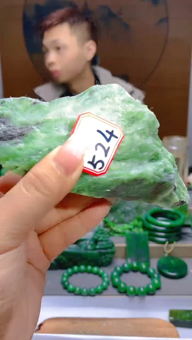 【闪购商品】和田玉（碧玉）珠宝半成品未镶嵌1