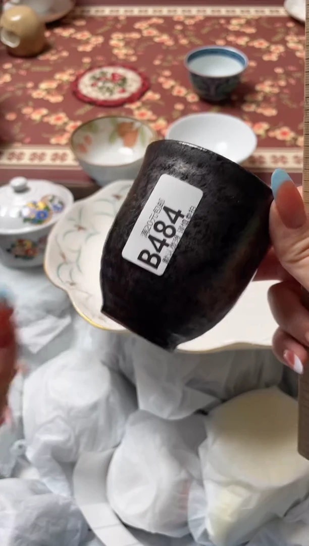 瓷片白*瓷器瓷器B484