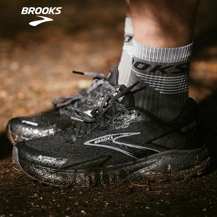 BROOKS布鲁克斯Divide 5 GTX山际越野跑鞋男女防滑防水登山跑步鞋