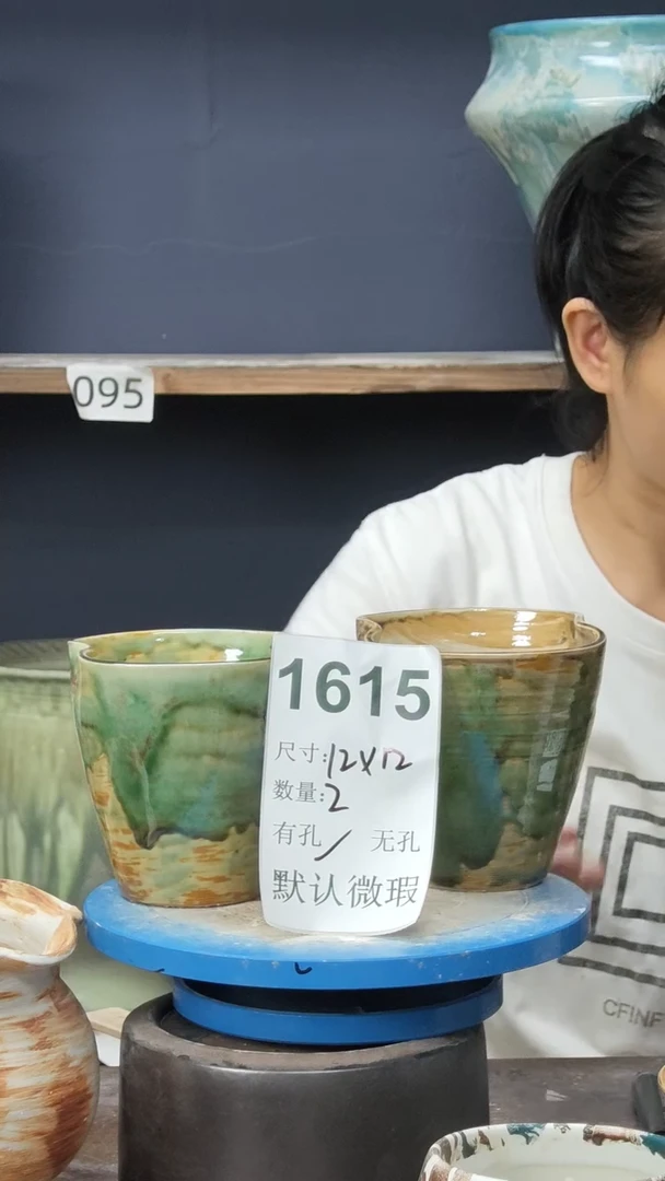半*景德镇花盆默认微瑕1615