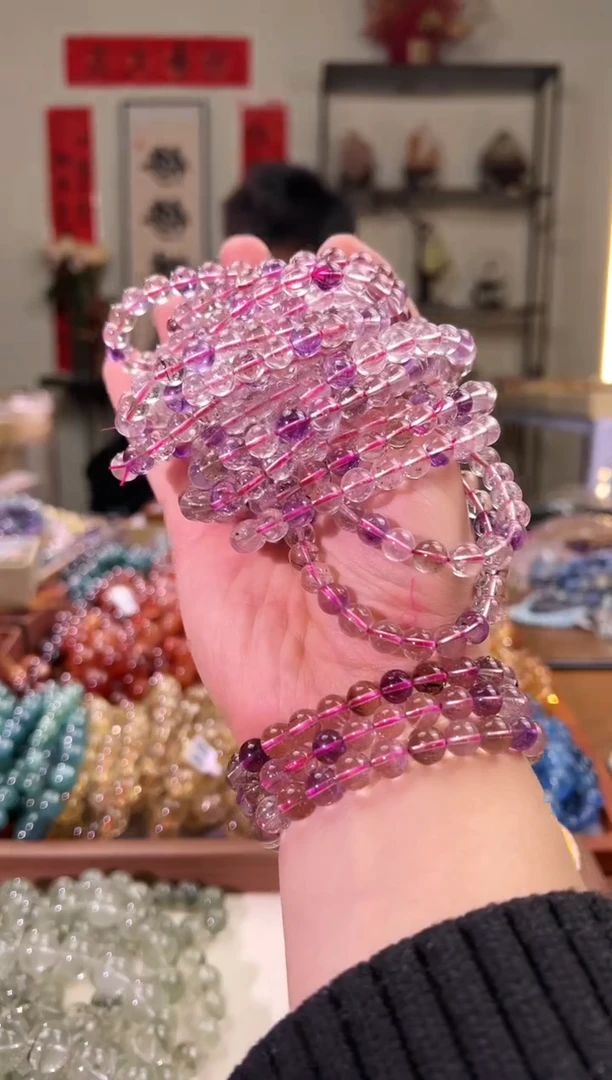 【闪购商品】水晶手串未镶嵌 7.8±mm仙女超七（多样性发其一）