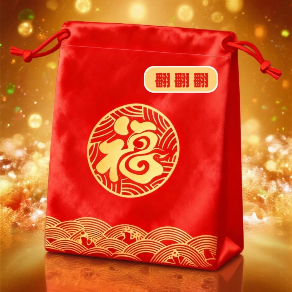 7号翻翻翻【紫微】生肖挂饰福袋摆件手机贴饰品