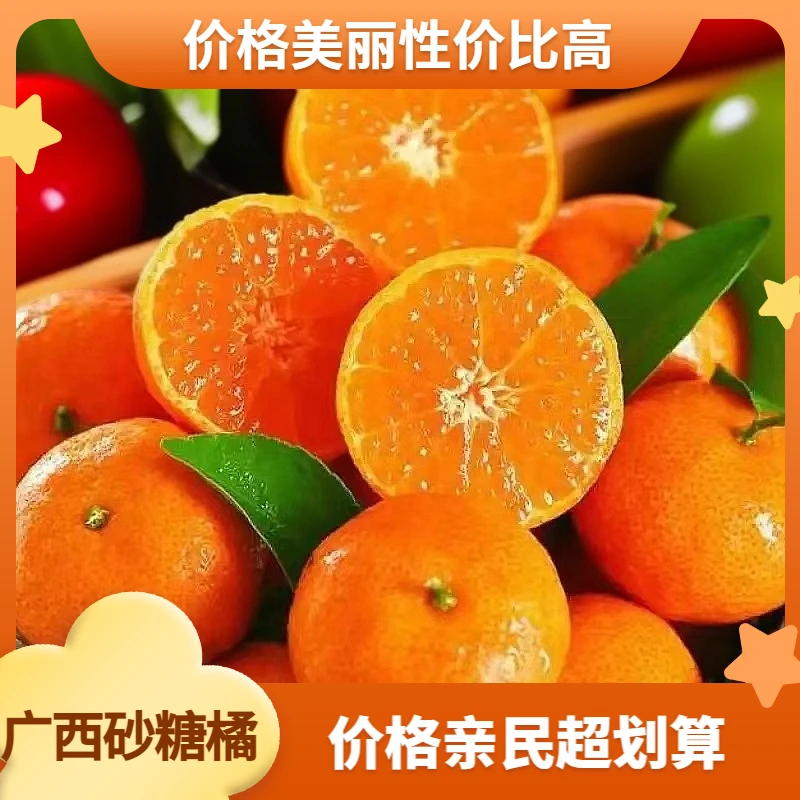 A广西沙塘桔砂棠橘当季水果纯甜多汁当季水果