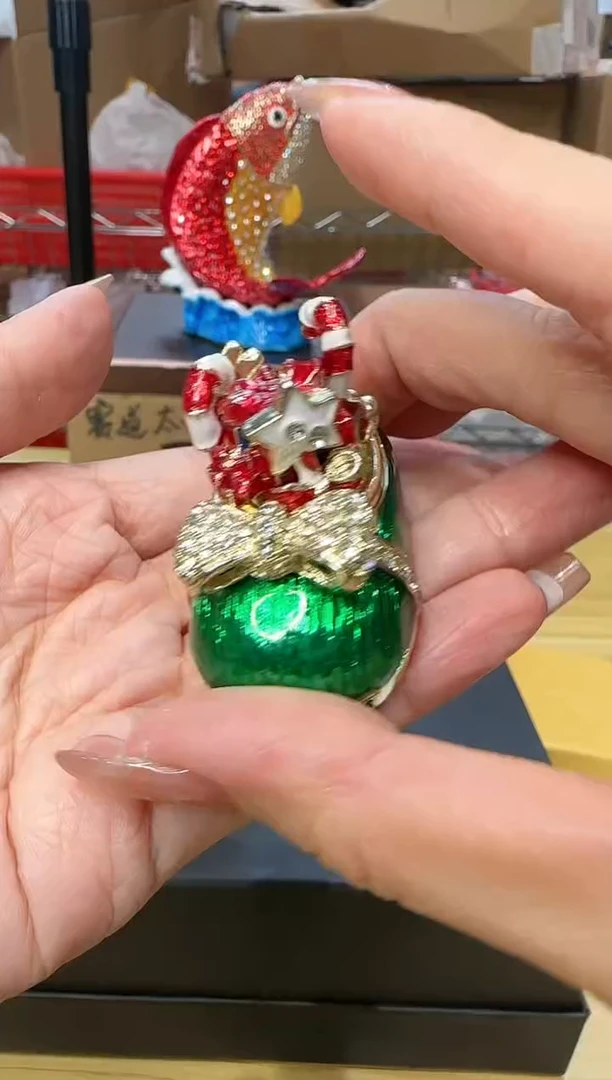 【闪购商品】茶宠珐琅首饰盒摆件AD101