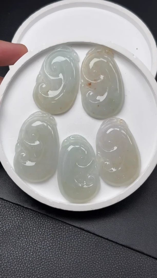 未镶嵌挂件翡翠YM1344-3如意多样性1件