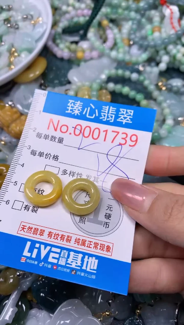 【闪购商品】翡翠颈饰未镶嵌含绳0001739