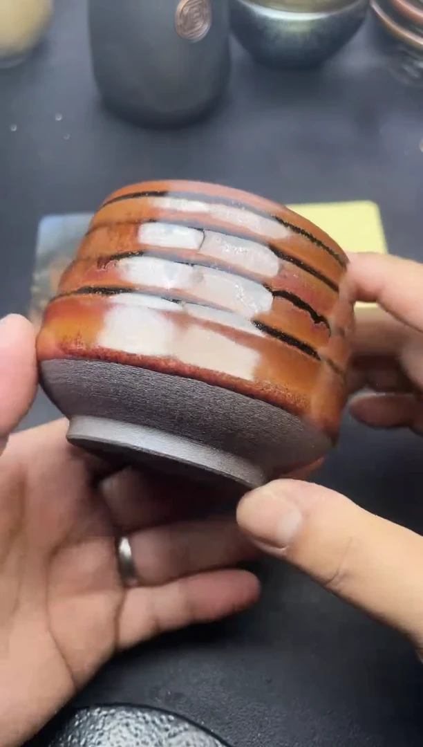 【闪购商品】茶盏63叶紫建盏叶紫