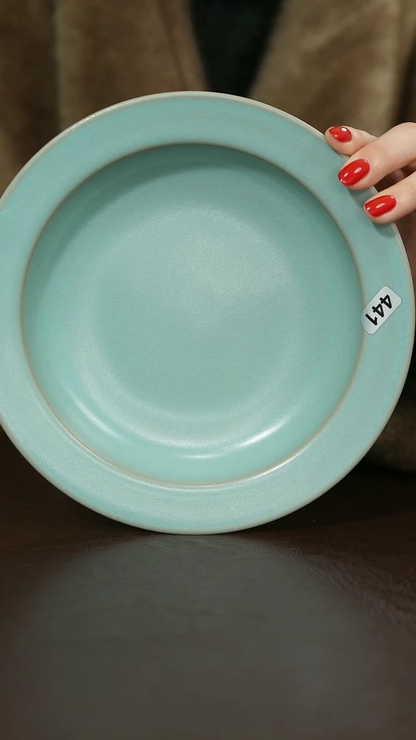 摆件瓷441微瑕原矿原釉汝宋汝瓷