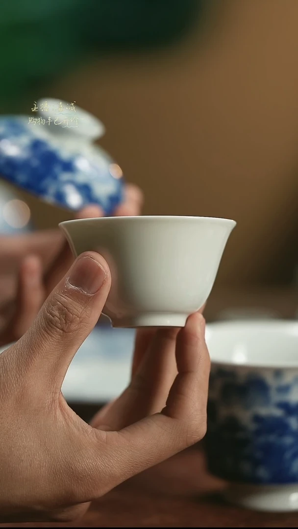 【闪购商品】杯白若深杯  三余作器手工器皿