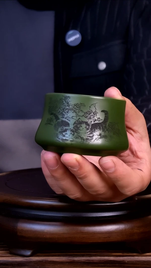 紫砂花盆紫砂花盆-内口7-4