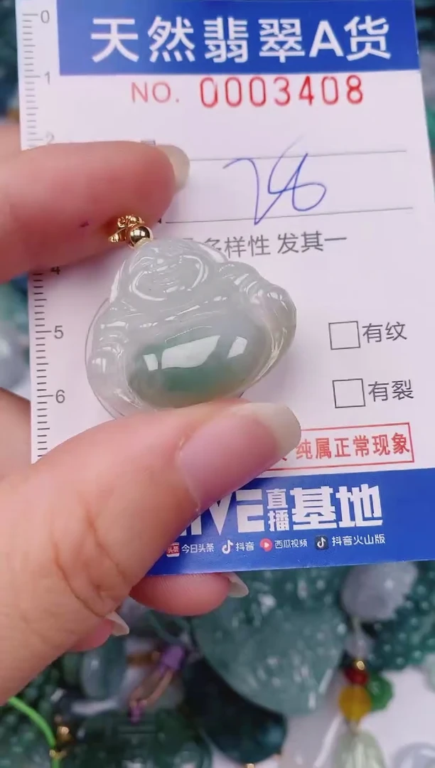 颈饰未镶嵌翡翠00003408