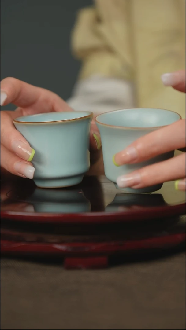 钟式杯 带底款 颜色随机 单只