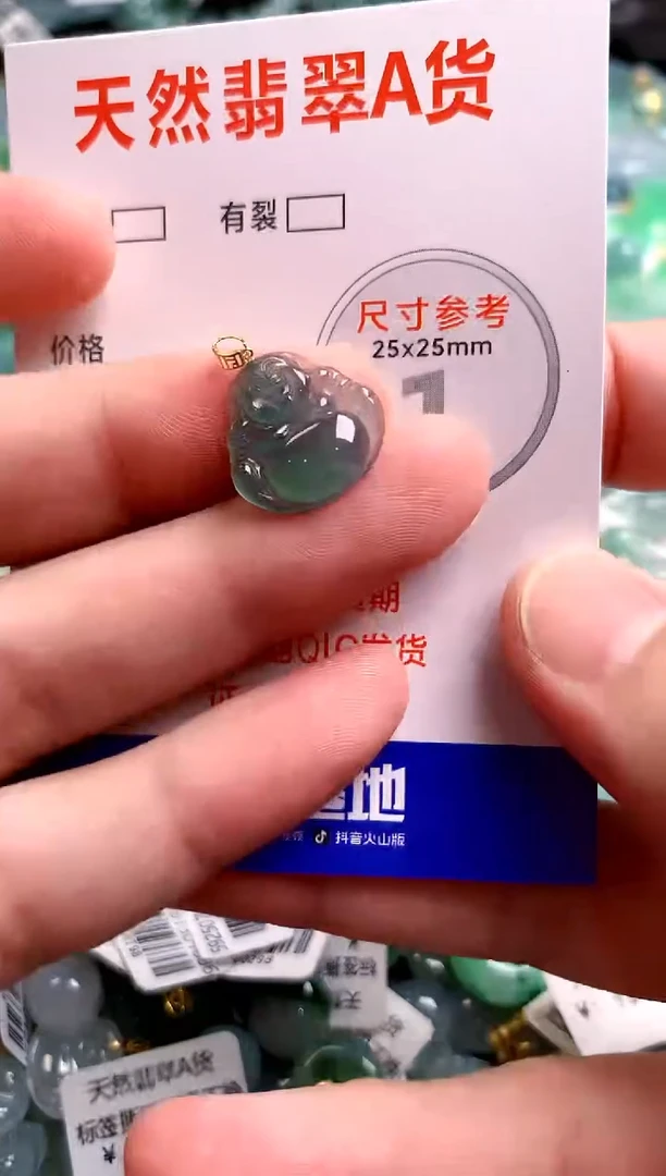 翡翠18K金镶嵌颈饰26100869