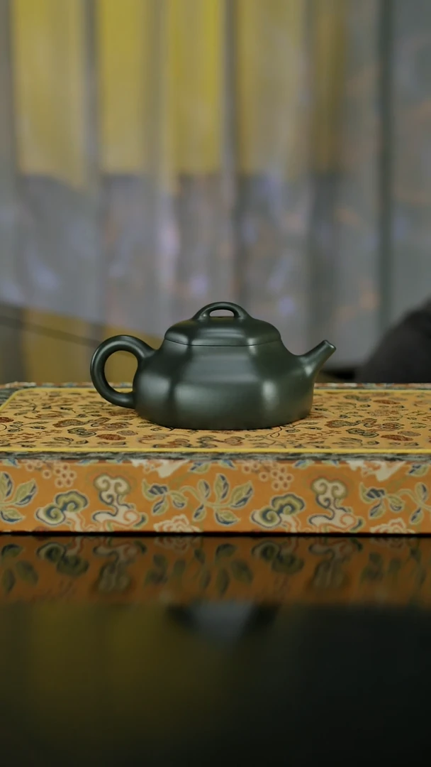 茶壶紫砂用****9六方静乐高端紫砂壶