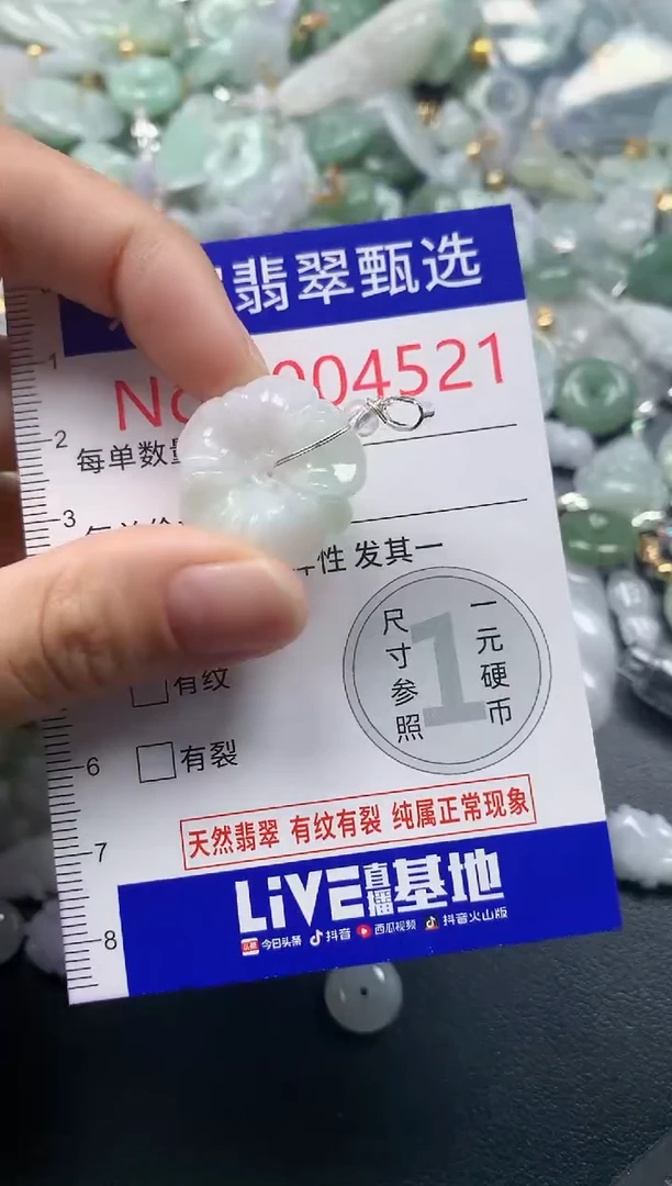 吊坠(不含链)未镶嵌翡翠4521