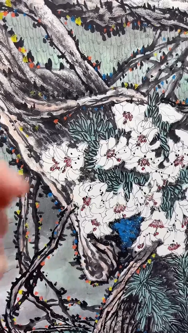 国画秦燕格国画手绘作品Y36