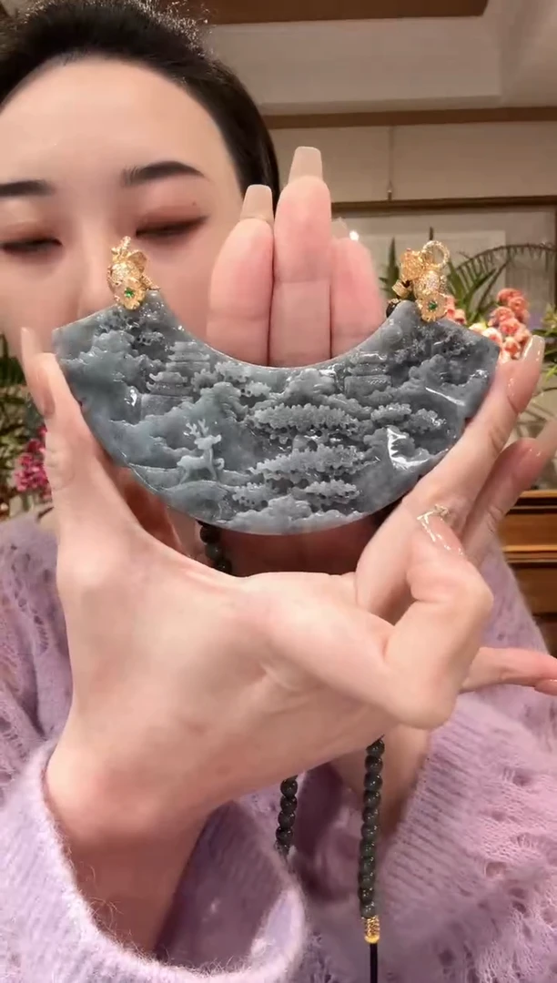 【闪购商品】翡翠颈饰未镶嵌国风