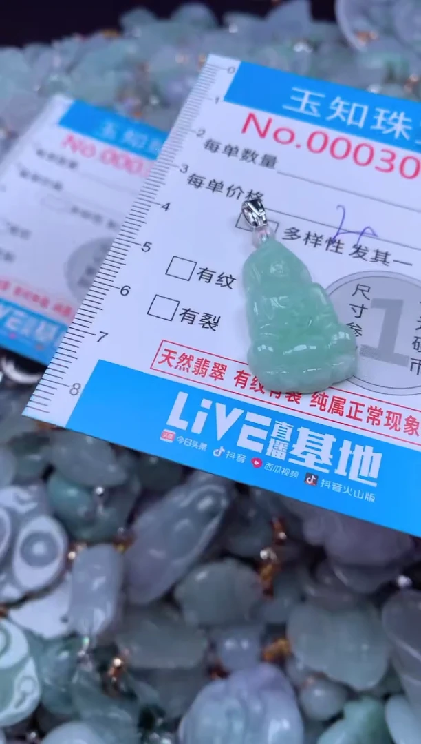 吊坠(不含链)未镶嵌翡翠3099