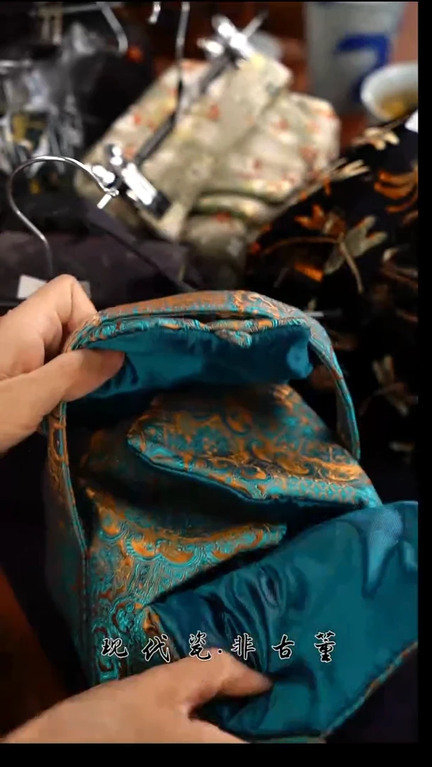 （售后需完整开箱视频）大团花茶事包