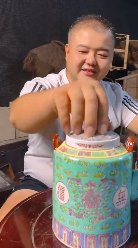 摆件景德镇陶瓷青花摆件25