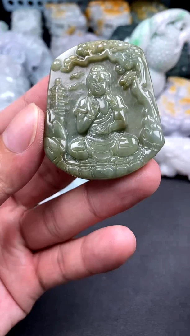 吊坠(不含链)未镶嵌翡翠1