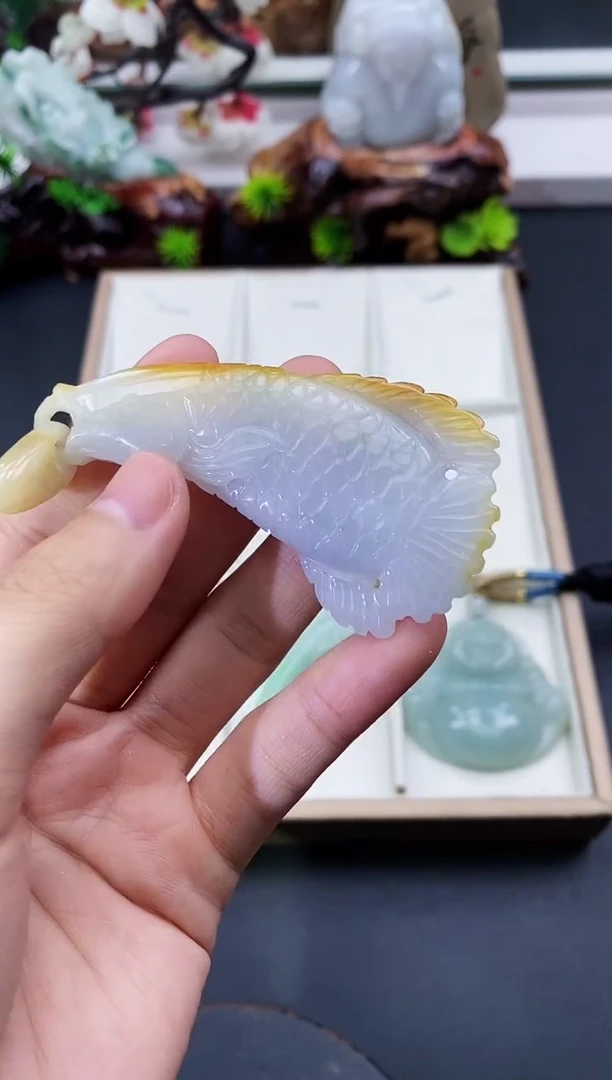 颈饰未镶嵌翡翠天然缅甸A货翡翠