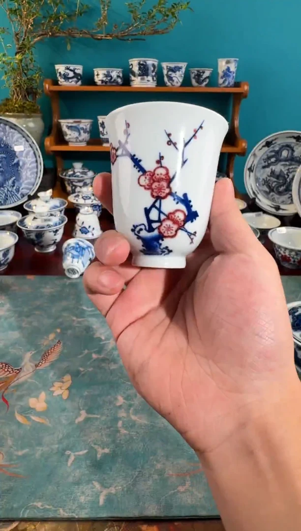 不二说瓷纯手绘杯