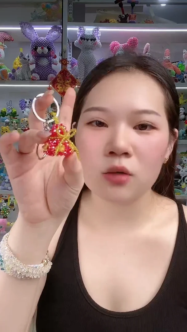 玻璃1817卡4水晶小葫芦挂件材料包1套