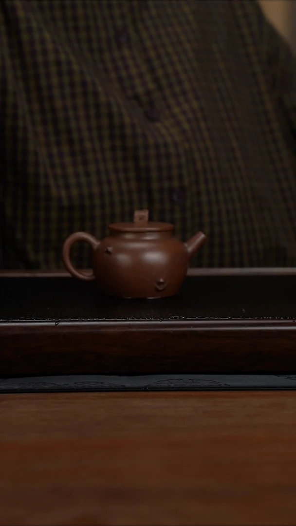 茶壶紫砂150cc黄龙山原矿百年老紫泥平盖莲子14