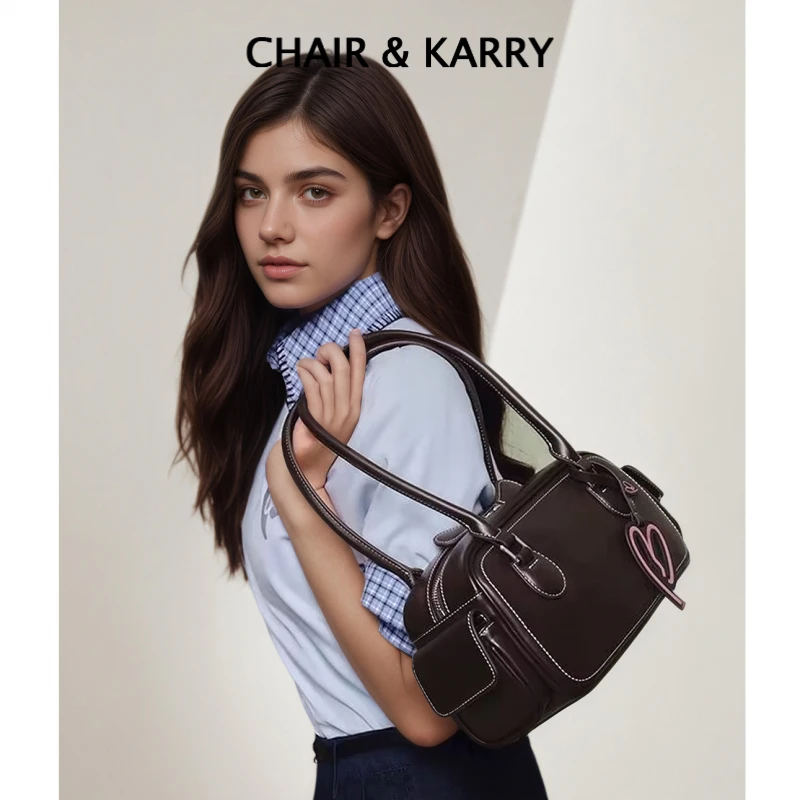 生日礼物【陈都灵同款】小众设计乙吐司法棍女颂单肩手提包通勤包