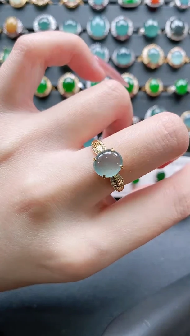 【闪购商品】翡翠戒指银S925镶嵌11111111